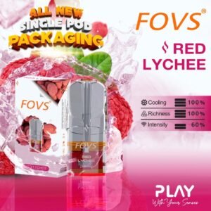 FOVS SINGLE POD - RED LYCHEE